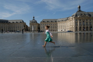 La Place de la Bourse, Bordeaux (33).