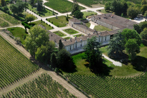 Vue aérienne Château Fombrauge